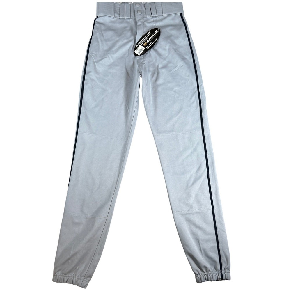 Easton Pro Pipepant Baseball Softball Pants Grey Navy Piping XS A164144GNXS NEW